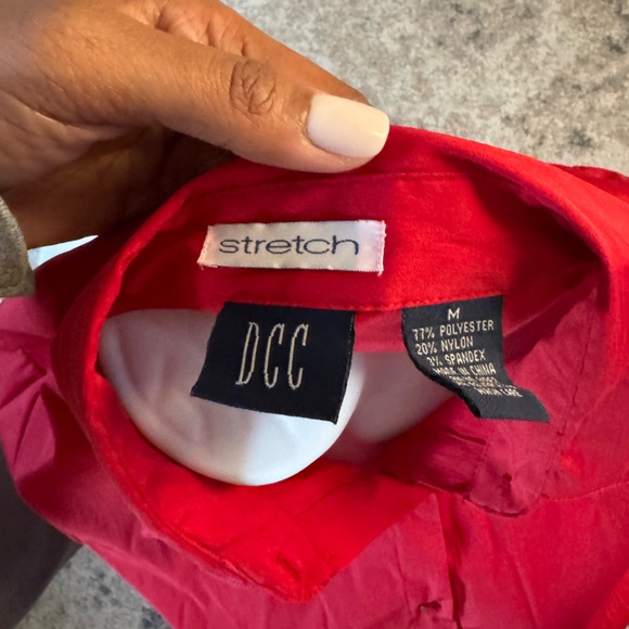 DCC Red Button-Up Shirt - Picture 2 of 2